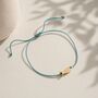 Adjustable Anklet Bracelet With Fish Charm, thumbnail 1 of 5