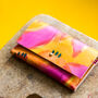 Hand Painted Leather Coin And Card Purse Tutti Fruity, thumbnail 4 of 9