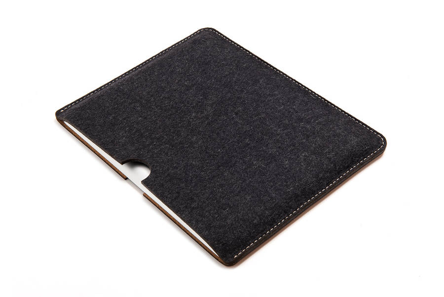 Personalised Leather And Wool Sleeve For iPad / Air By Carve On ...