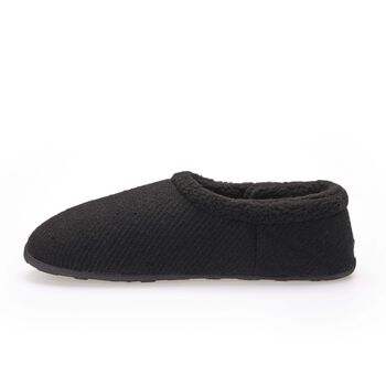 Ant Black Weave Mens Slippers/Indoor Shoes, 4 of 8