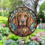 Red Setter Stained Glass Effect Suncatcher, thumbnail 3 of 6