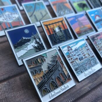 Photograph Travel Inspired Enamel Pin Selection, 8 of 9