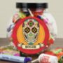 Personalised Day Of The Dead Retro Sweet Jar, thumbnail 3 of 3