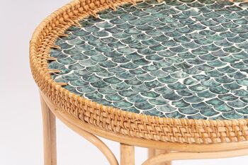 Boho Carbis Rattan Eco Friendly Table, 7 of 9
