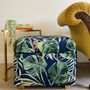 Footstool With Storage In Tropical Monkey Print, thumbnail 1 of 3