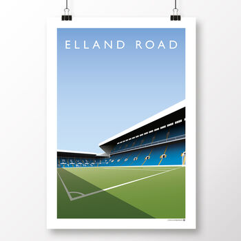 Leeds United Elland Road Revie/East Stand Poster, 2 of 8