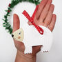 Polar Bear Christmas Tree Decoration, thumbnail 7 of 7