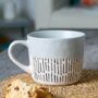 Ceramic Dipped Dash Coffee Mug, thumbnail 2 of 5