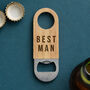 'Best Man' Wooden Travel Bottle Opener | Accessory, thumbnail 1 of 2