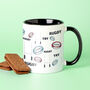 Choose Your Message Rugby Mug For Dad, thumbnail 5 of 7