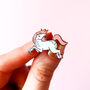 Unicorn Enamel Pin, thumbnail 1 of 5