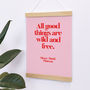 'All Good Things Are Wild And Free' Children's Print, thumbnail 1 of 5