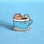 Tea Bears Enamel Pin, thumbnail 3 of 5