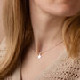 Sterling Silver Necklace With Star Charm, thumbnail 4 of 9