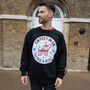 Christmas Rock And Roll Men's Christmas Jumper, thumbnail 4 of 4