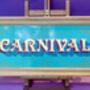 'Carnival' Gold Leaf Typography Wall Art Sign, thumbnail 8 of 11