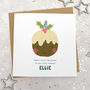 Little Pudding First Christmas Card, thumbnail 1 of 2