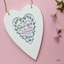 Thank You Teacher Personalised Heart Print, thumbnail 2 of 7