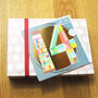 Gold Foiled Number Fourteen Card, thumbnail 4 of 5