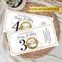 Personalised Birthday Scratch Card, 20th, 30th, 40th, 50th, 60th, 70th, 80th, thumbnail 1 of 8