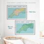 Personalised South West Coast Path Map Art Print, thumbnail 8 of 11