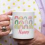 Nanny Rainbow Personalised Mug, thumbnail 1 of 2