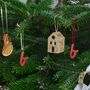 Personalised Cursive Monogram Christmas Decorations, thumbnail 6 of 6