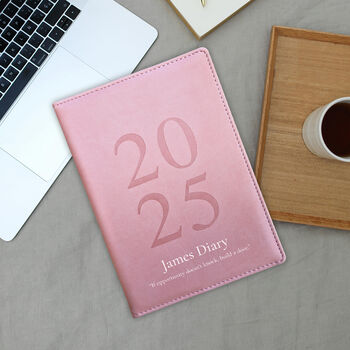 Personalised 2025 A5 Diary With Pen – Custom Cover, 2 of 8