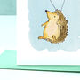Hedgehog 30th Birthday Card, thumbnail 2 of 8