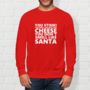 Mens 'Smell Like Beef And Cheese' Christmas Jumper, thumbnail 1 of 2