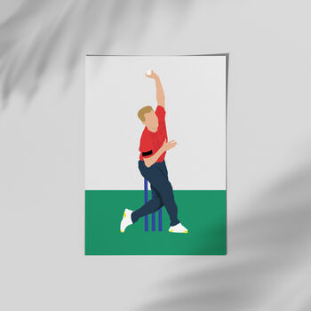 Sam Curran England Cricket T20 World Cup Print, 2 of 3