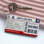 Personalised Boarding Pass Keyring, thumbnail 3 of 4