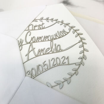Personalised 1st Holy Communion Card, 10 of 12
