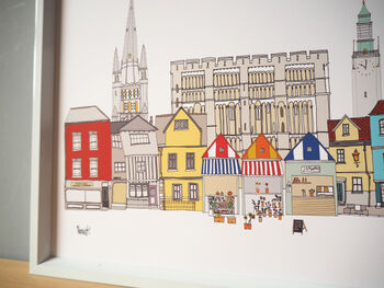 Norwich Personalised City Print, 3 of 4
