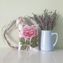Lavender Sachet With Pink Peony Print Hanging Decorative Gift, thumbnail 1 of 5