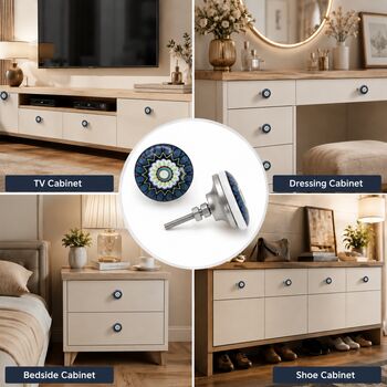 Bohemian Floral Drawer Knob, 8 of 8