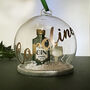 Gin And Tonic Themed Personalised Christmas Tree Bauble, thumbnail 1 of 6