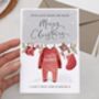 Personalised Love From The Bump Christmas Card For Mummy, thumbnail 3 of 4