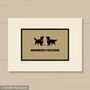 Personalised Golden Retriever Print For One Or Two Dogs, thumbnail 11 of 12
