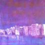 Purple Haze Original Acrylic Painting, thumbnail 2 of 3