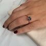 Cushion Cut Spinel And Yellow Gold Ring, thumbnail 3 of 5