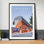 Crystal Palace Selhurst Park Holmesdale Road Poster, thumbnail 1 of 7