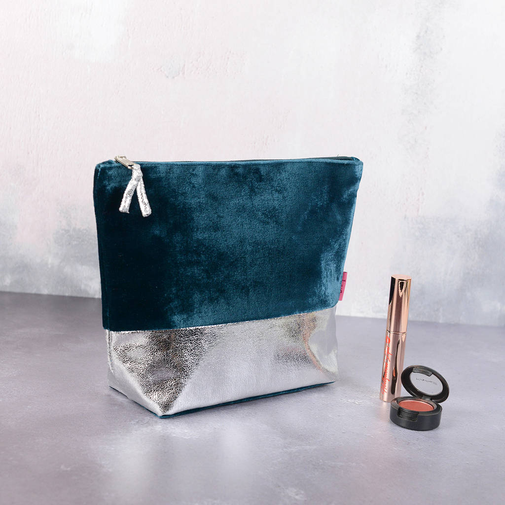 Luxury Velvet Make Up Bag By Home & Glory