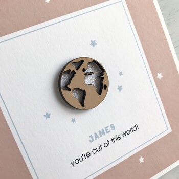 Personalised Out Of This World, Friend Palentine Card, 4 of 6