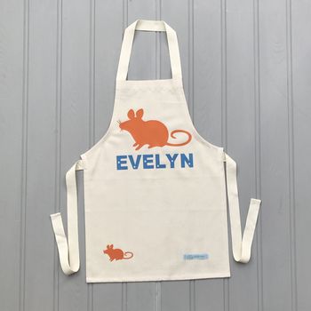 Personalised Apron Set Adult And Child, 5 of 9