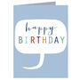 Mini Bubble Happy Birthday Card, thumbnail 2 of 5