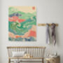 Japanese Vintage Wave Art Print, thumbnail 2 of 4