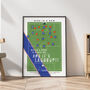 Rangers Nine In A Row Laudrup Goal Poster, thumbnail 3 of 8