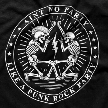 Punk Rock Party Music Organic Cotton T Shirt, 3 of 5