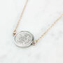 Personalised 70th Birthday Sixpence Necklace, thumbnail 8 of 12